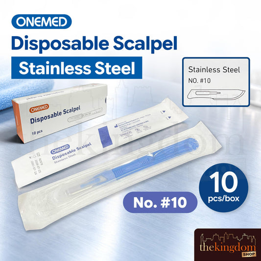 Onemed Disposable Scalpel SS /10 Stainless Steel