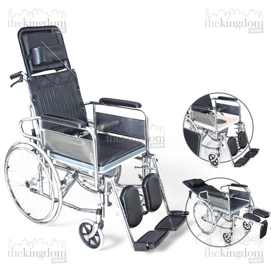 Onemed FS609GC Commode Reclining Wheelchair