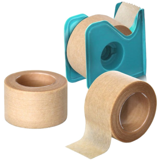 Onemed Isopore Brown 1" 2.5cmx9.2m Medical Paper Plaster + Dispenser /1
