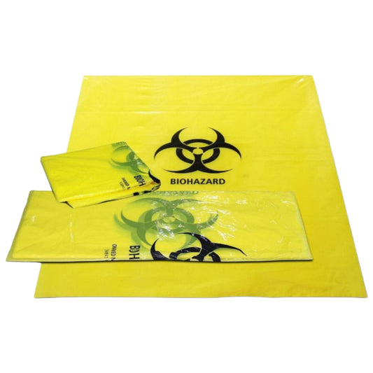 Onemed Biohazard Yellow Plastic Bag 80x100cm