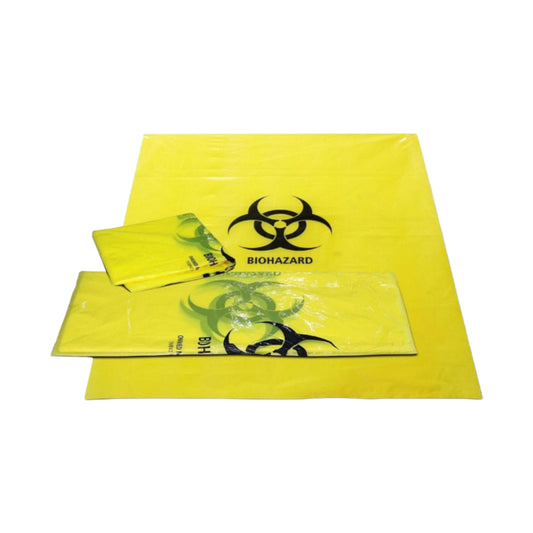 Onemed Biohazard Yellow Plastic Bag 60x80cm