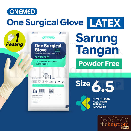 Onemed One Surgical Glove Latex Sterile PF (Powder Free)