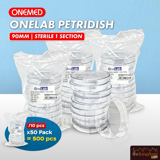Onemed Onelab Petridish PS 90mm Sterile 1 Section /500