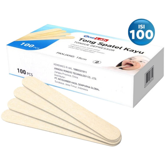 Onemed Onelab Wooden Spatel Barrel /100