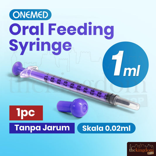 Onemed Oral Feeding Syringe 1ml 3ml 5ml 10ml 20ml