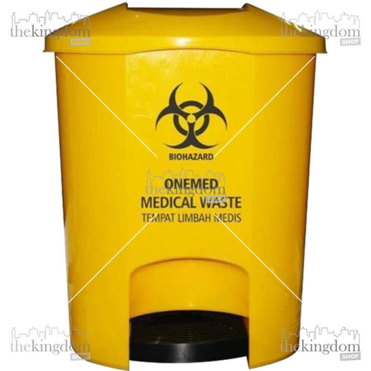 Onemed Medical Waste Trash Can 36L Yellow