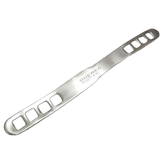 Onemed Perforated Stainless Steel Spatel Tong 19cm /10