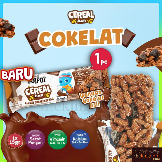 Poipoi Cereal Bar Chocolate 15g