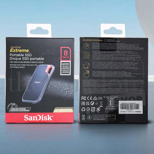 SanDisk Extreme Portable SSD 1050MB/s USB-C 3.2 Gen 2 8TB