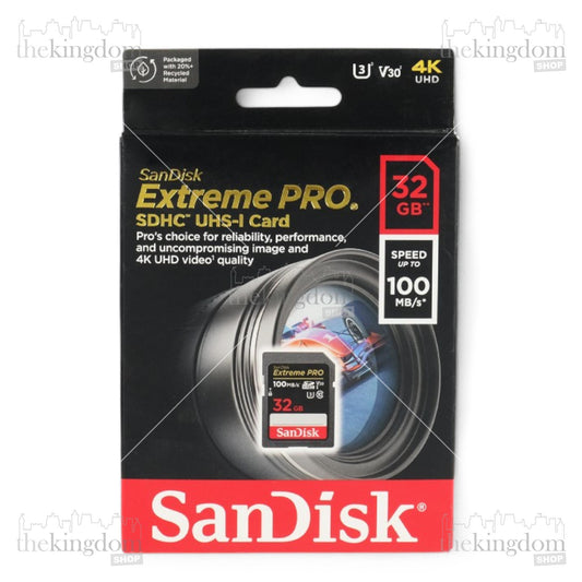 SanDisk Extreme PRO SDXC/HC UHS-I Card U3 V30 100MB/s 32GB