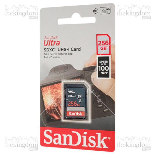 SanDisk Ultra SDHC/XC UHS-I Card Class 10 100MB/s 256GB