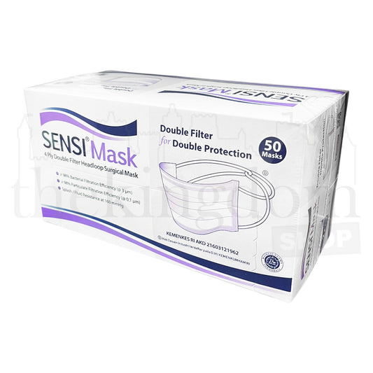 Sensi Mask 4ply Surgical Mask Headloop /50