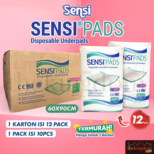 Sensi Pad UPSAS-70/L Underpad 60x90cm /10 x12 Pack