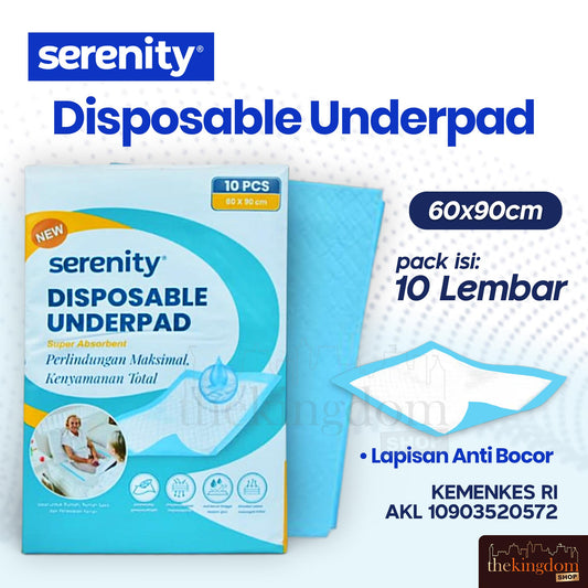 Serenity Disposable Underpad 60x90cm /10