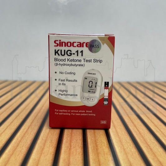 Sinocare KUG-11 Ketone Strip /25 Keton Refill Isi 25