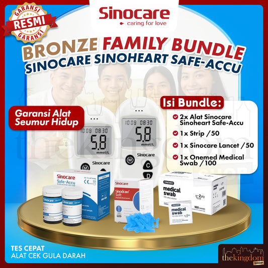 Sinocare Sinoheart Safe-Accu Family Bundle SET KIT