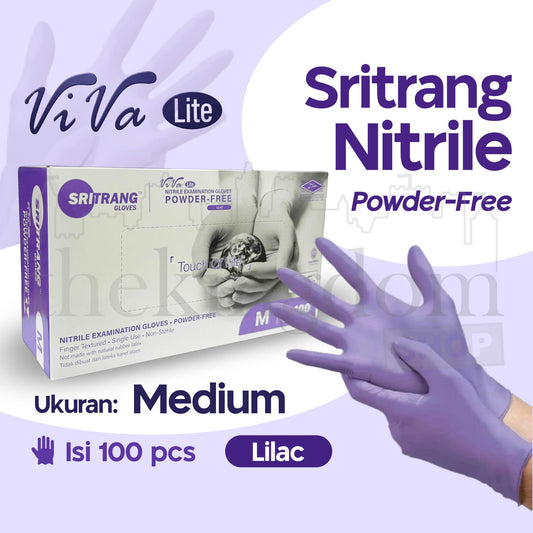Sritrang Nitrile PF (Powder Free) Lilac /100