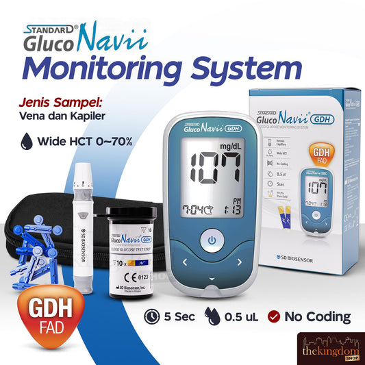 Standard GlucoNavii GDH Blood Glucose Monitoring System