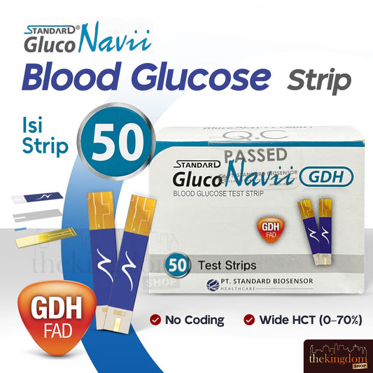 Standard GlucoNavii GDH Blood Glucose Strip /50