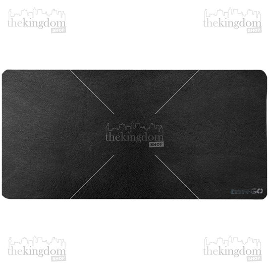 TaffGO 2-sided Mouse Pad Faux Leather XL Black Red