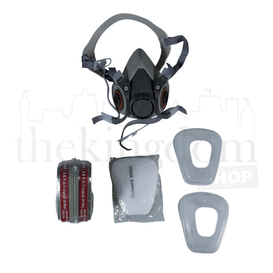 Taffguard MA009 6200 Masker Gas Respirator Lab Anti Virus Half Mask