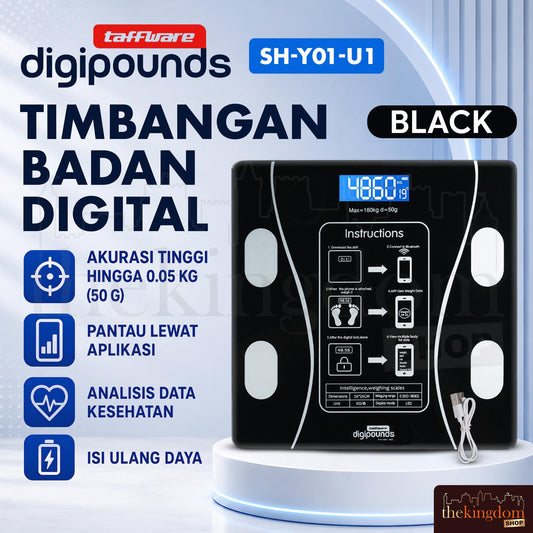 Taffware SH-Y01-U1 Digipounds Digital Scale Black