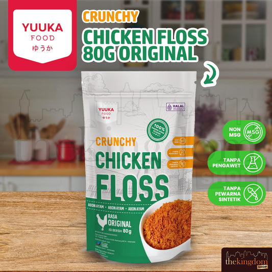 Yuuka Food Crunchy Chicken and Beef Floss 80g Original