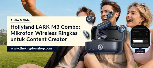 Hollyland LARK M3 Combo: Mikrofon Wireless Ringkas untuk Content Creator