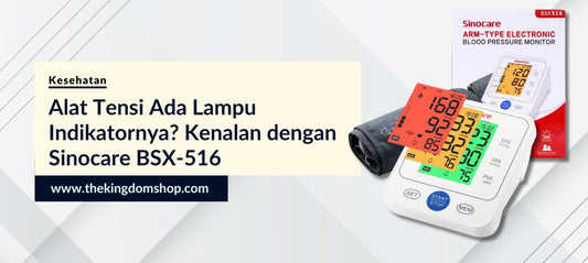 Alat Tensi Ada Lampu Indikatornya? Kenalan dengan Sinocare BSX-516