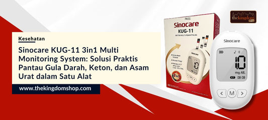 Sinocare KUG-11 3in1 Multi Monitoring System: Solusi Praktis Pantau Gula Darah, Keton, dan Asam Urat dalam Satu Alat