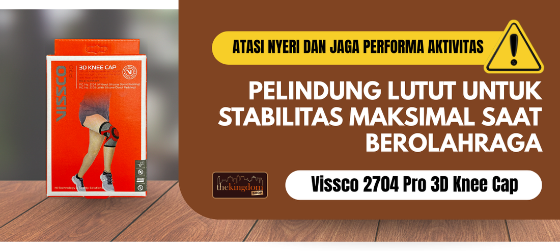 Vissco 2740 PRO 3D: Pelindung Lutut untuk Stabilitas Maksimal Saat Berolahraga