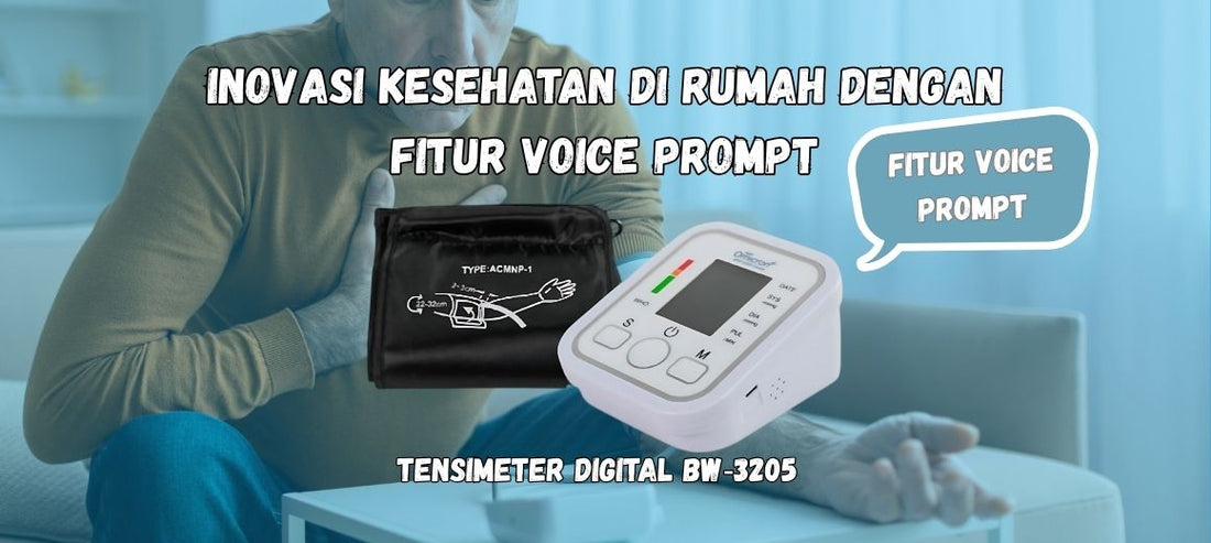 Inovasi Kesehatan di Rumah: Taffomicron Tensimeter Digital BW‑3205 dengan Fitur Voice Prompt