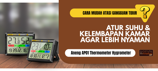 Cara Tidur Nyenyak dengan cara atur Suhu & Kelembapan Kamar Agar Lebih Nyaman