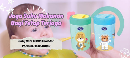 Jaga Suhu Makanan Bayi Tetap Terjaga Dengan Baby Safe Vacuum Flask Food Jar TER05