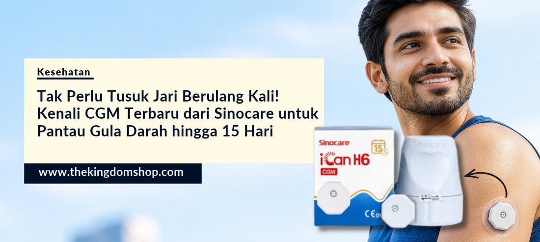 Tak Perlu Tusuk Jari Berulang Kali! Kenali CGM Terbaru dari Sinocare untuk Pantau Gula Darah hingga 15 Hari