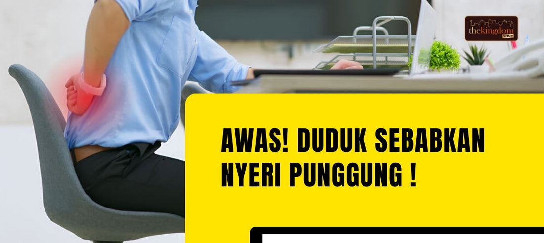 Awas! Duduk Sebabkan Nyeri Punggung !