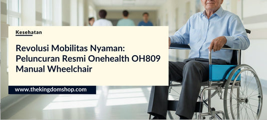 Revolusi Mobilitas Nyaman: Peluncuran Resmi Onehealth OH809 Manual Wheelchair, Solusi Terbaik untuk Kemandirian Pasien