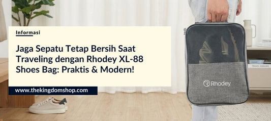 Jaga Sepatu Tetap Bersih Saat Traveling dengan Rhodey XL-88 Shoes Bag: Praktis & Modern!