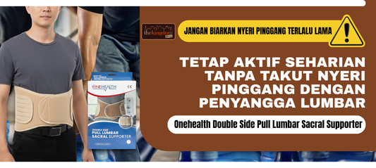 Tetap Aktif Seharian Tanpa Takut Nyeri Pinggang dengan Penyangga Lumbar