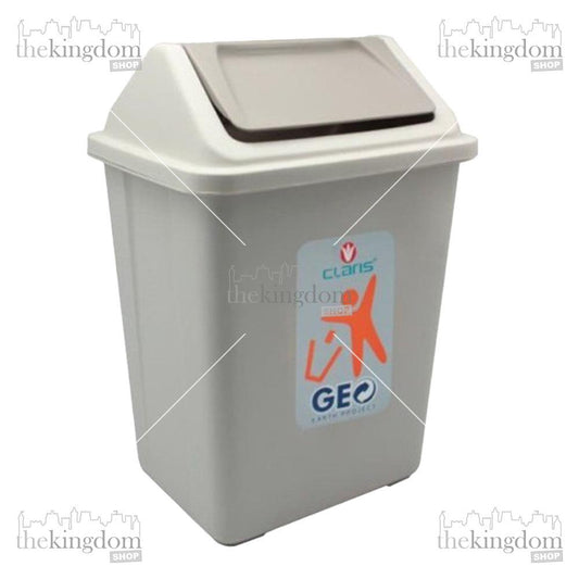 Claris 1100 Geo Enzo Dustbin 7L Cream