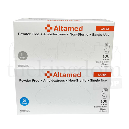 Altamed Latex Gloves PF (Powder Free) /100