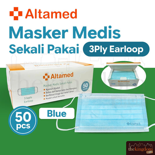 Altamed Mask 3ply Earloop /50