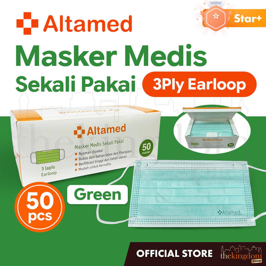 Altamed Mask 3ply Earloop /50