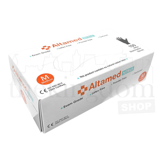 Altamed Nitrile Gloves PF (Powder Free) Black /100