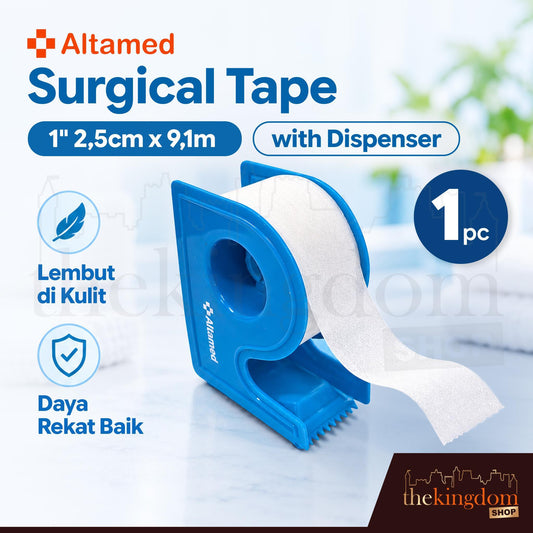 Altamed Surgical Tape 1" 2,5cm x 9,2m w/ Dispenser /1