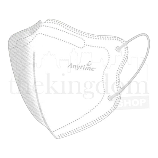 Anytime 4ply Duckbill Child Mask White /7