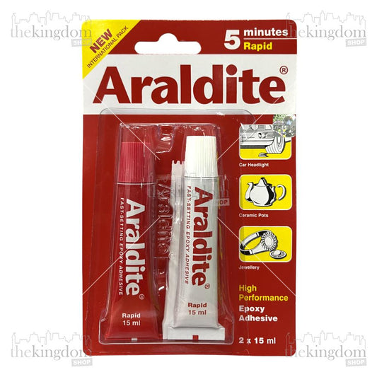 Araldite Rapid 2x15ml Red