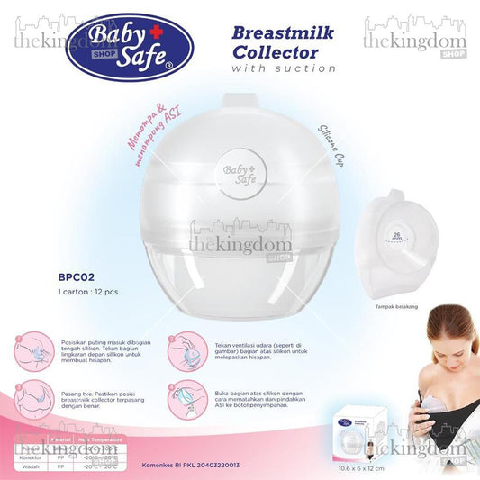 Baby Safe BPC02 Breastmilk Collector with Suction