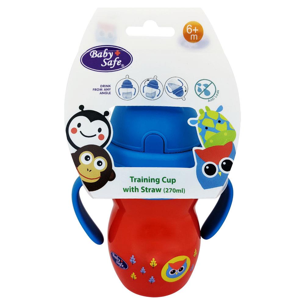 Baby Safe SK019 Training Cup Weighted Straw 270ml - The Kingdom Shop