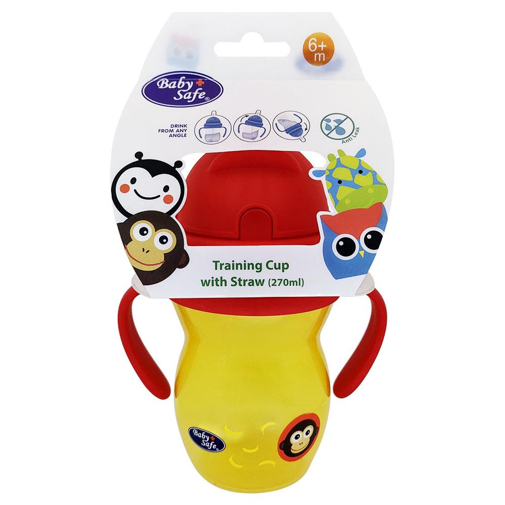 Baby Safe SK019 Training Cup Weighted Straw 270ml - The Kingdom Shop